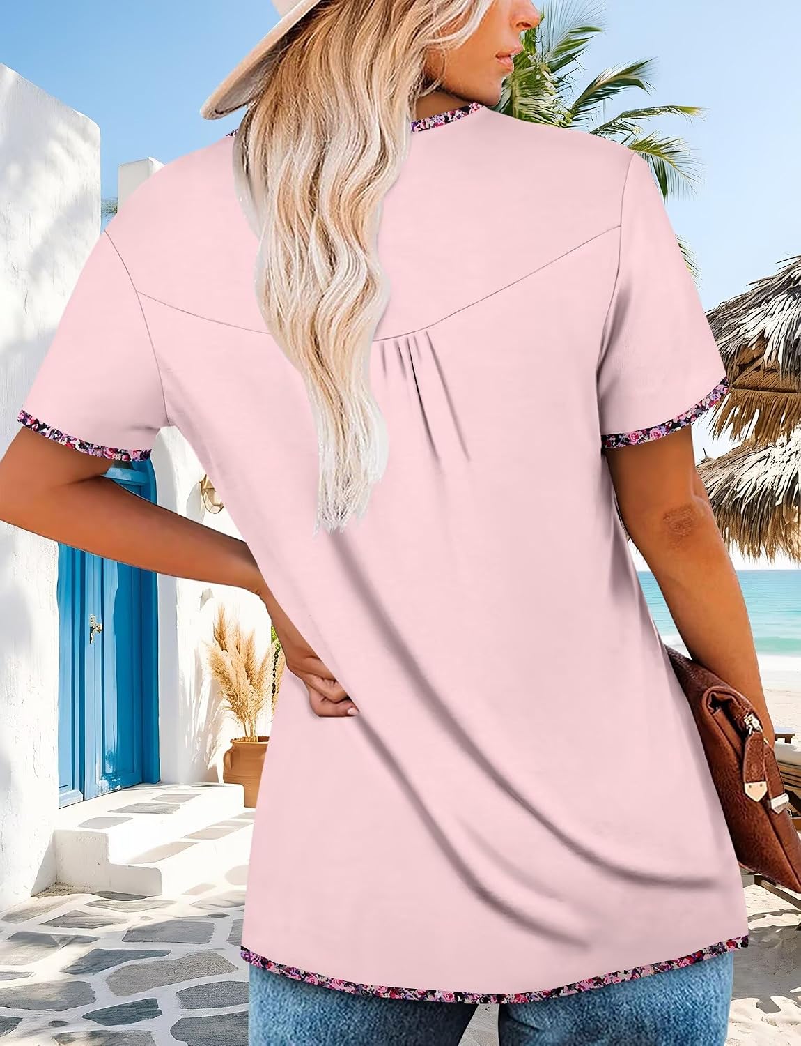 StunShow Womens Short Sleeve Blouses