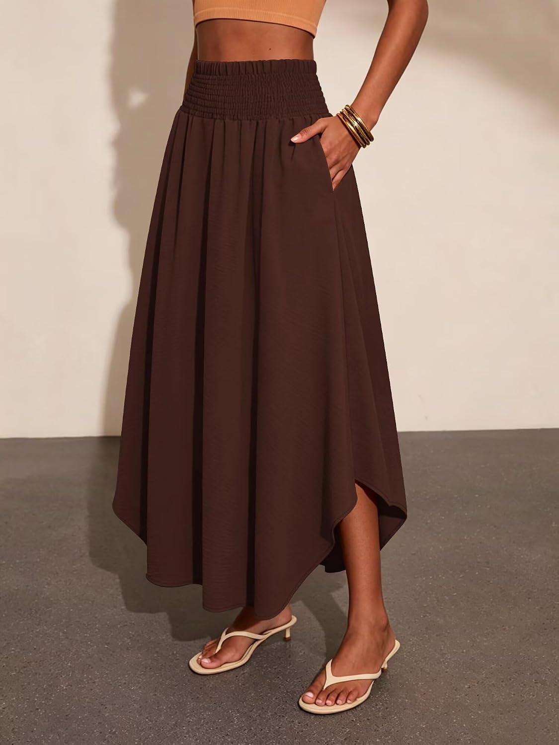 StunShow Womens High Waisted Maxi Skirts