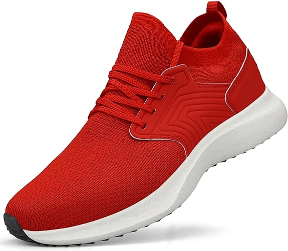 Scarpe Da Ginnastica Larghe Uomo Donna – Running Leggere E Traspiranti – Suola Ammortizzata 3 Cm – Lacci Elastici E Solette Rimovibili