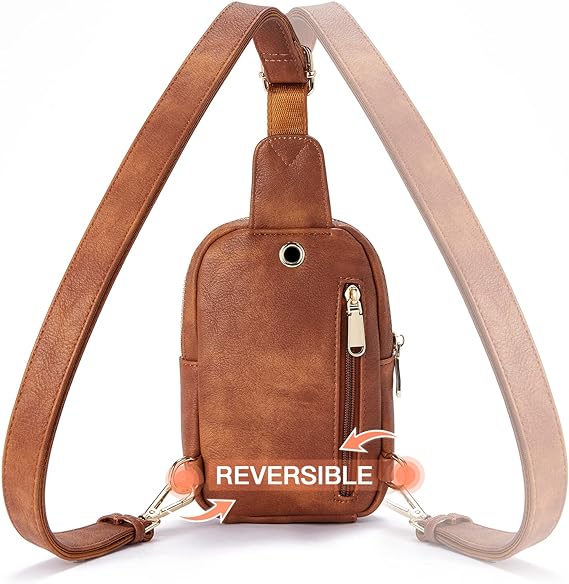 MODARANI Women Leather Crossbody Fanny Bag