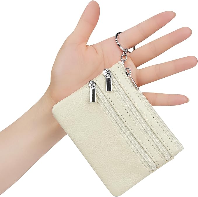 MINGALONDON Women's Leather Coin Purse