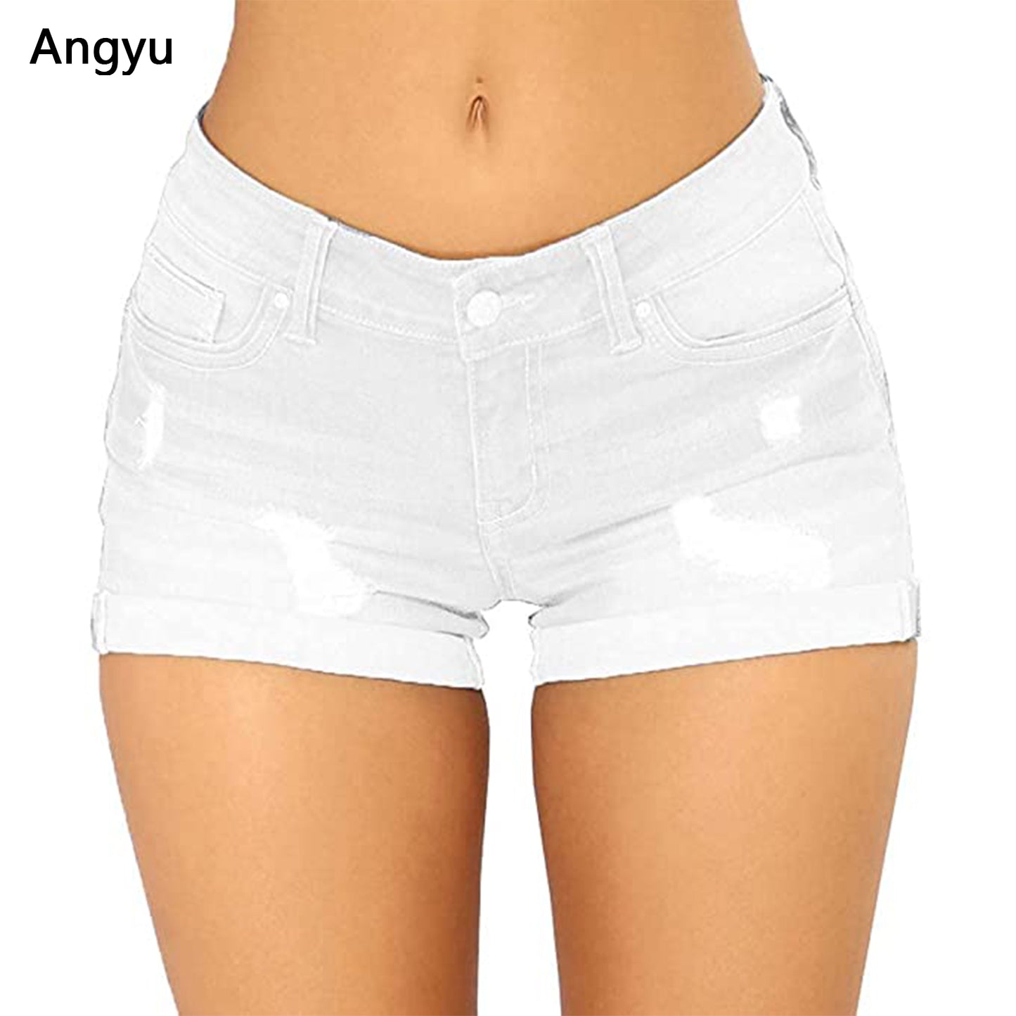 Angyu Women Denim Shorts
