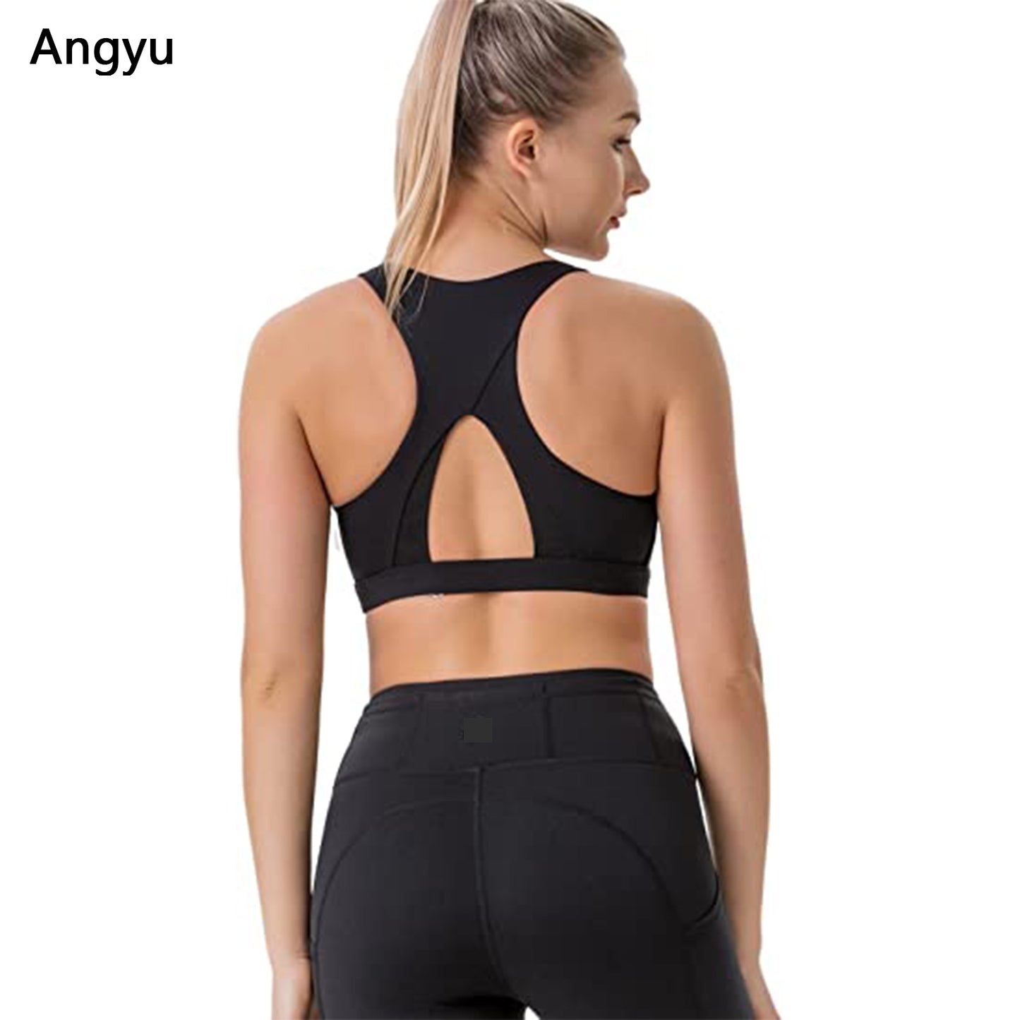 Angyu High Impact Large Bust Padded Sports Bra