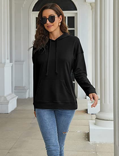 SINCHA Women's Hoodies Long Sleeve Shirt Fall Clothes for Women Sweat Shirts