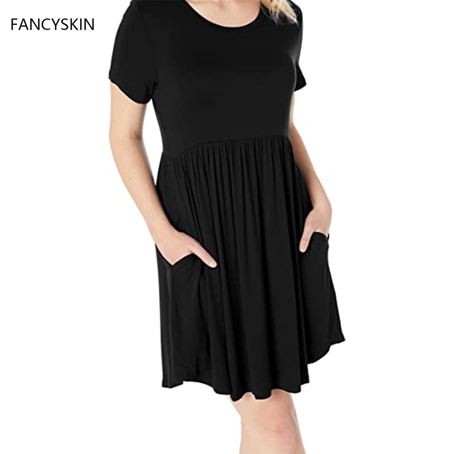 FANCYSKIN Women's Summer Short Sleeve Casual Dresses