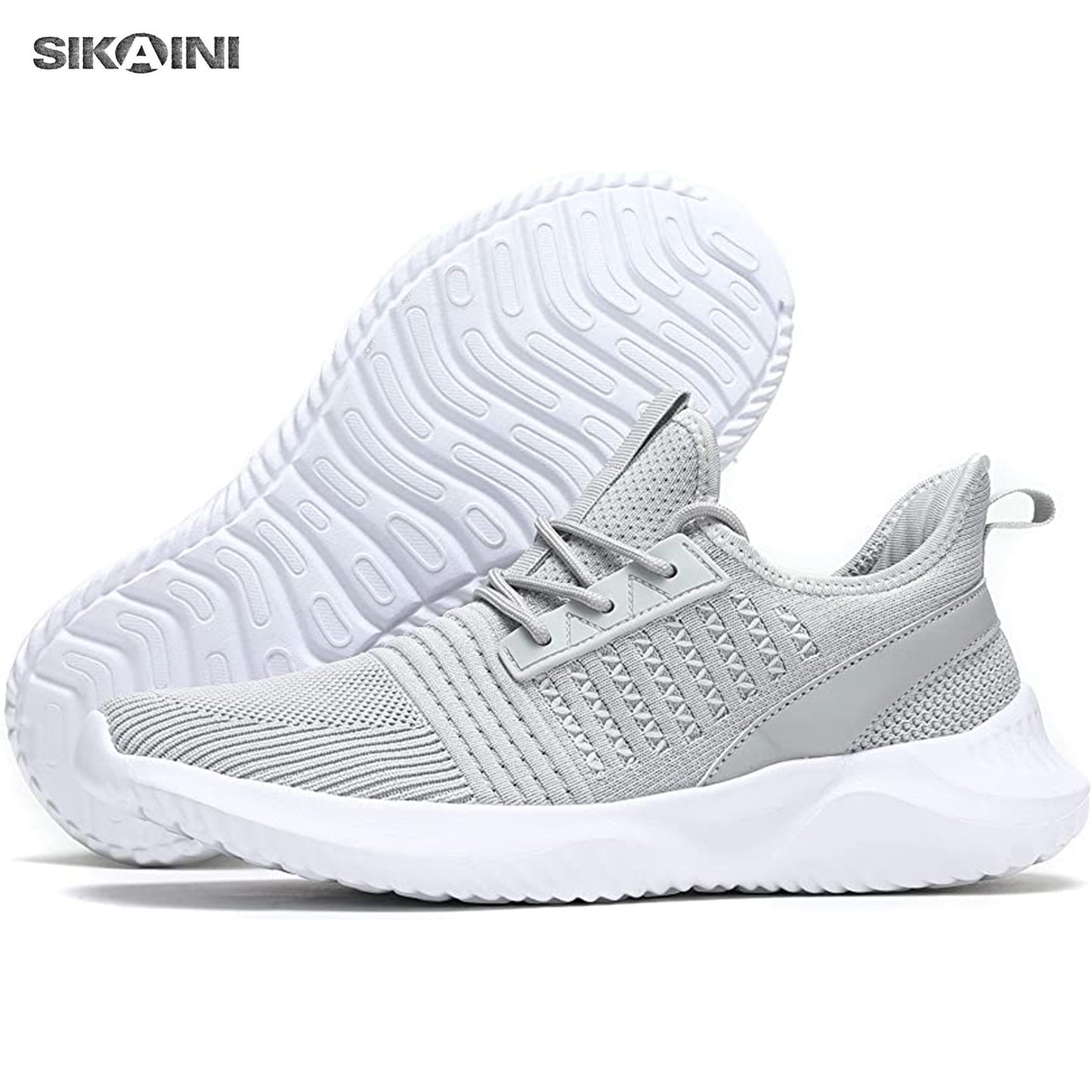SIKAINI Men's Running Shoes Light Comfort Casual Sport Mesh Sneakers