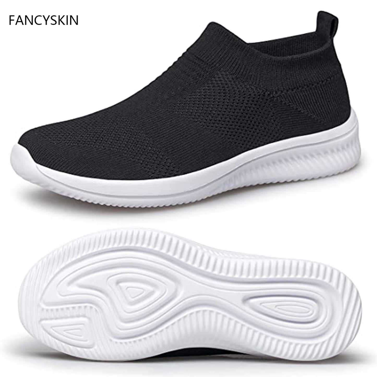 FANCYSKIN Womens Walking Shoes Sock Sneakers