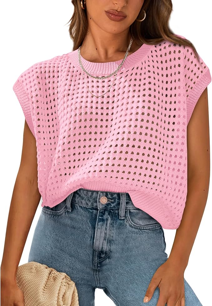 JOINFREE Womens Summer Knit Tops
