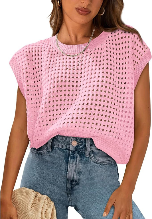 JOINFREE Womens Summer Knit Tops