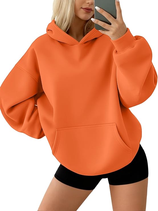 onlypuff Womens Oversized Fleece Hoodies