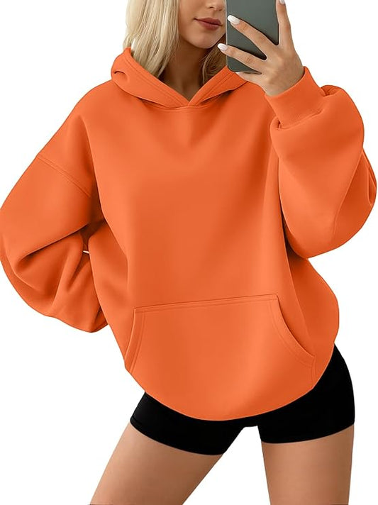 onlypuff Womens Oversized Fleece Hoodies