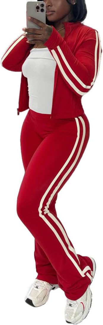 onlypuff Women 2 Piece Tracksuits Set