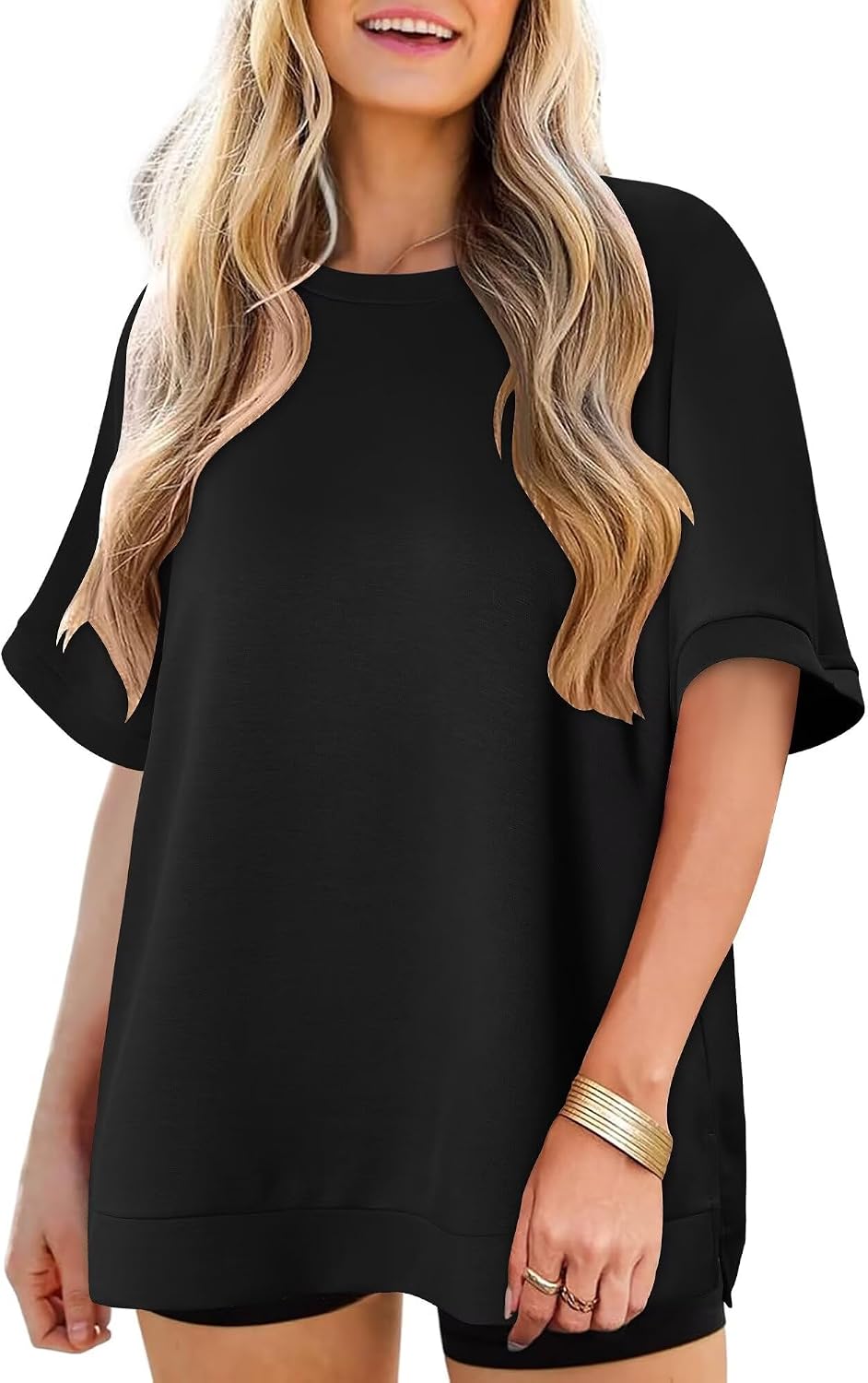 StunShow Womens Summer Short-sleeved Shirts