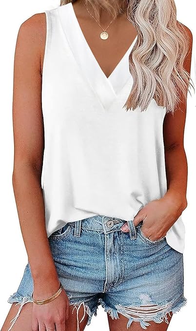 JOINFREE Women V Neck Tank Tops