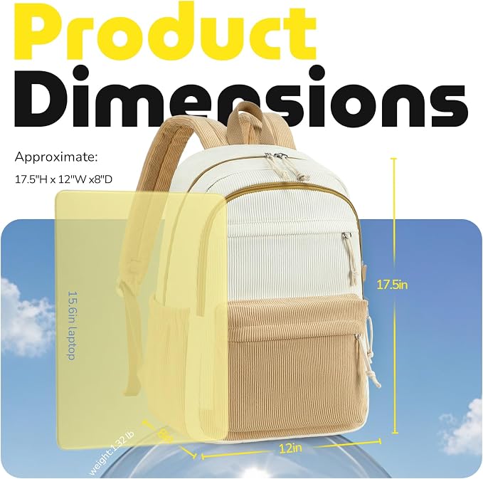 Scurtain School Backpack for Teen Girls