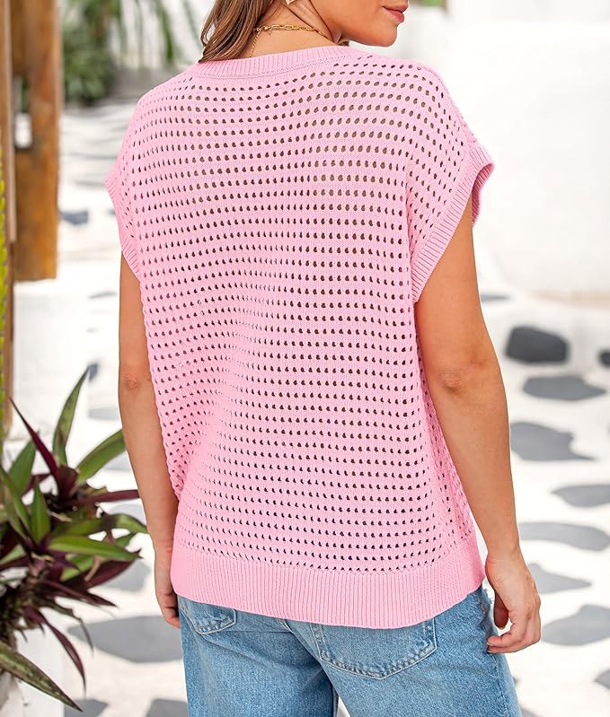 JOINFREE Womens Summer Knit Tops