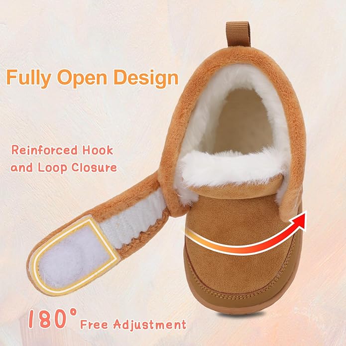 storeofbaby Toddler Fuzzy House Boots