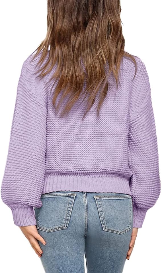 storeofbaby Girls Mock Neck Pullover Jumpers