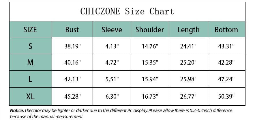 CHICZONE Women V Neck Ruffle Short Sleeve Shirt