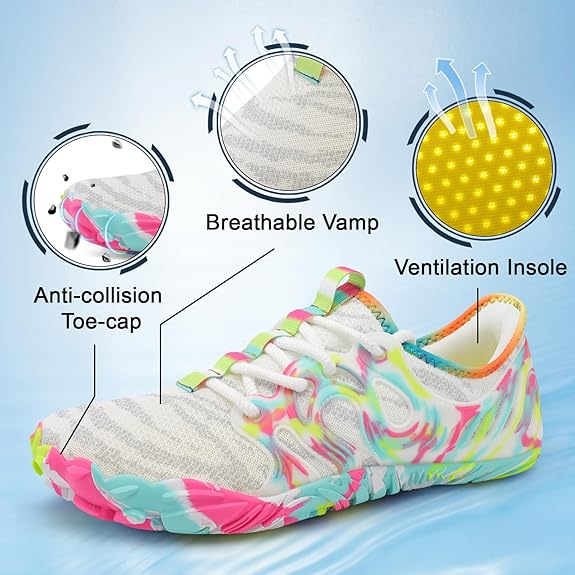NYZNIA Womens Athletic Hiking Water Shoes