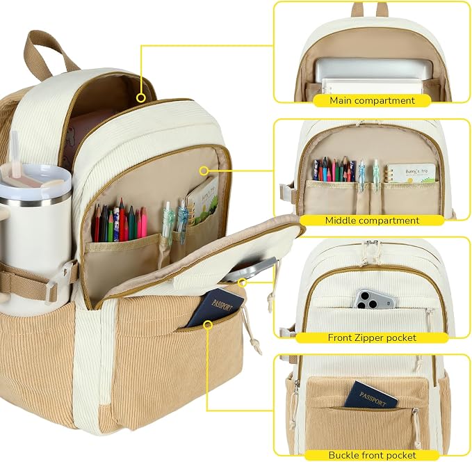 Scurtain School Backpack for Teen Girls