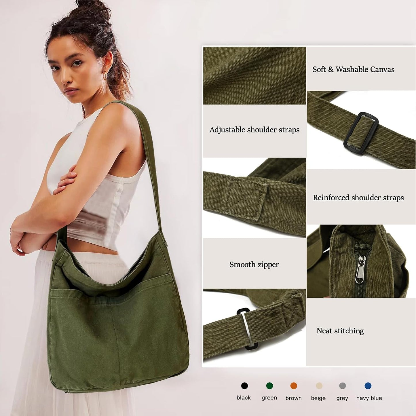 Scurtain Canvas Tote Satchels