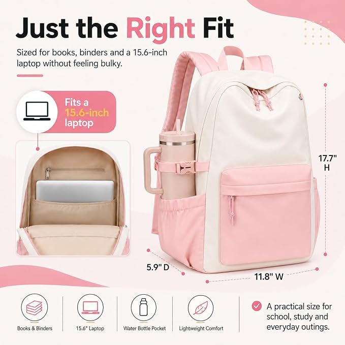 Scurtain Backpack for Kids Cute School Bookbag