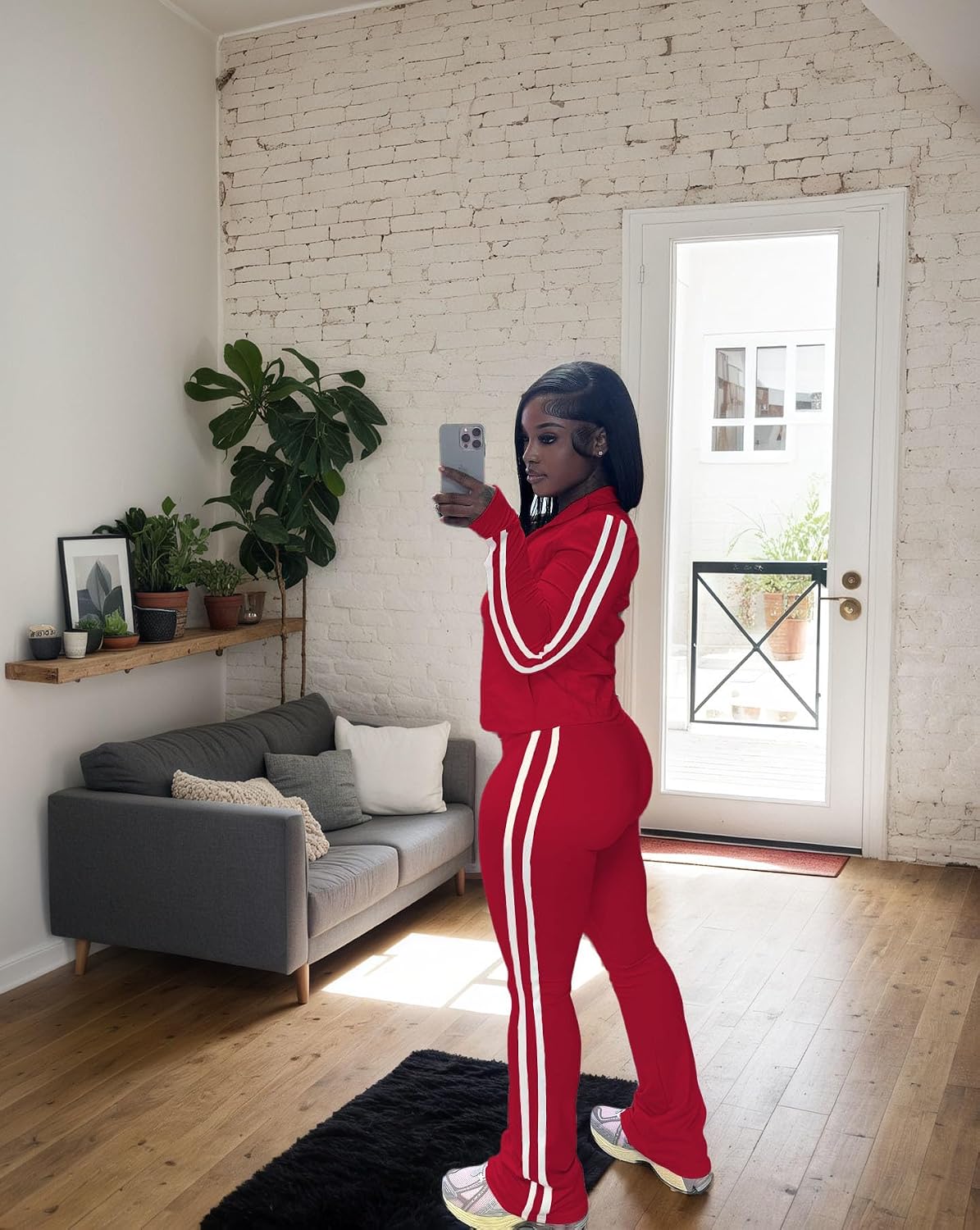 onlypuff Women 2 Piece Tracksuits Set