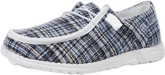 Spesoul Women's Lace up Lightweight Boat Shoes