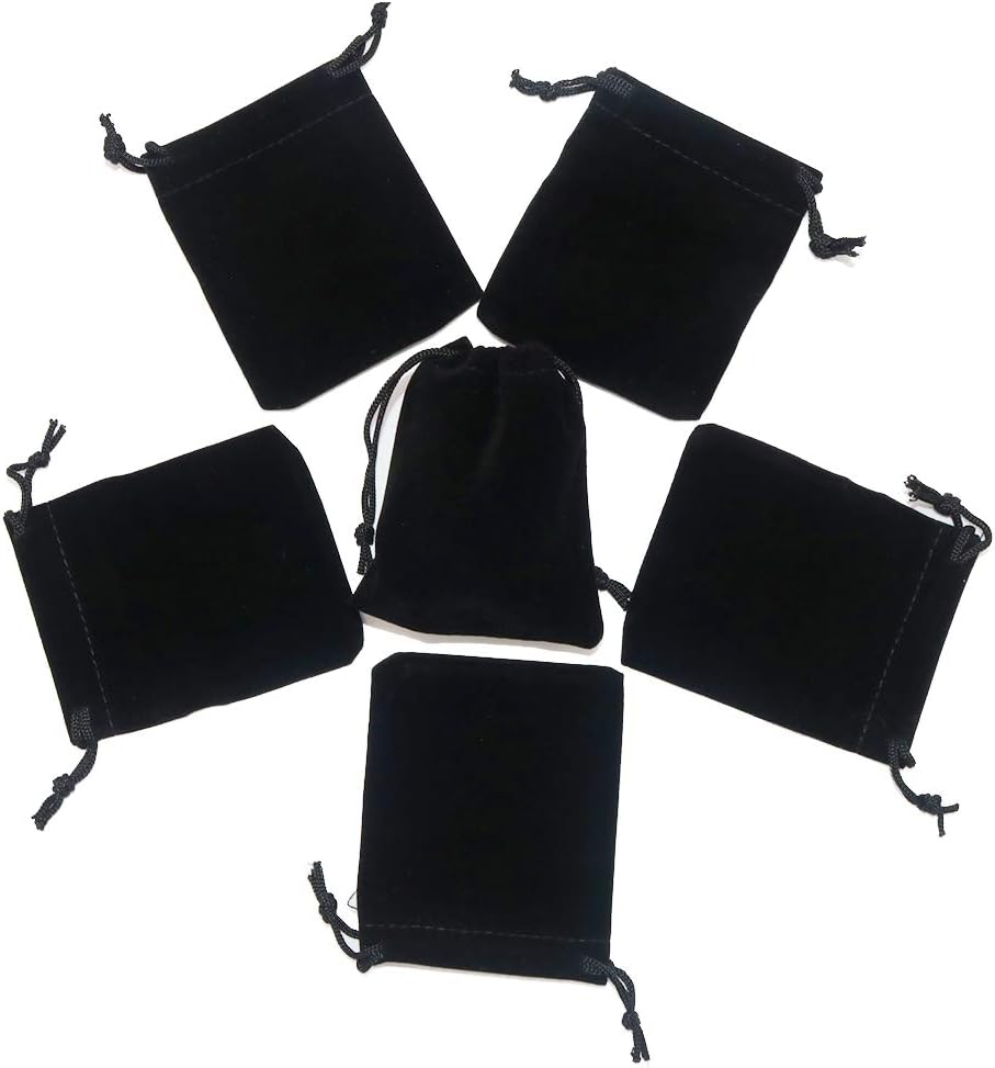 MINGALONDON Package Drawstring Pouches  6pcs (3x4 inches)