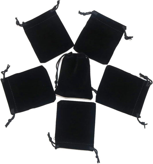 MINGALONDON Package Drawstring Pouches  6pcs (3x4 inches)