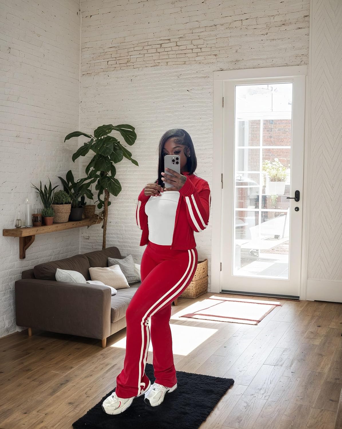 onlypuff Women 2 Piece Tracksuits Set