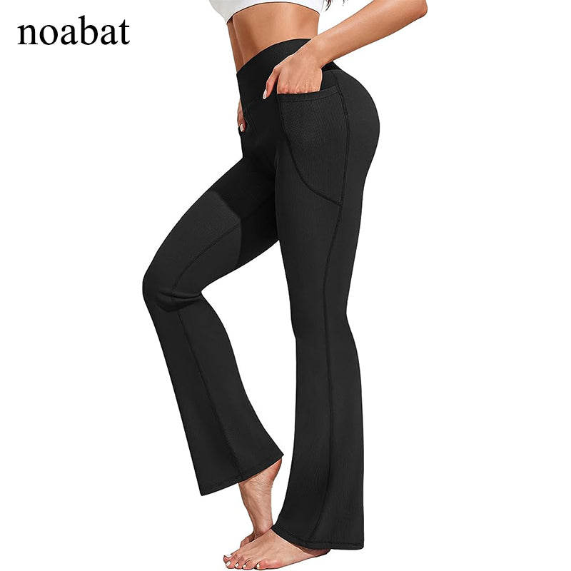 noabat Womens Flare Sports Pants