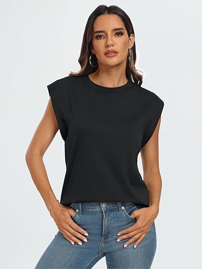 CHICZONE Women's Sleeveless Trendy T Shirts