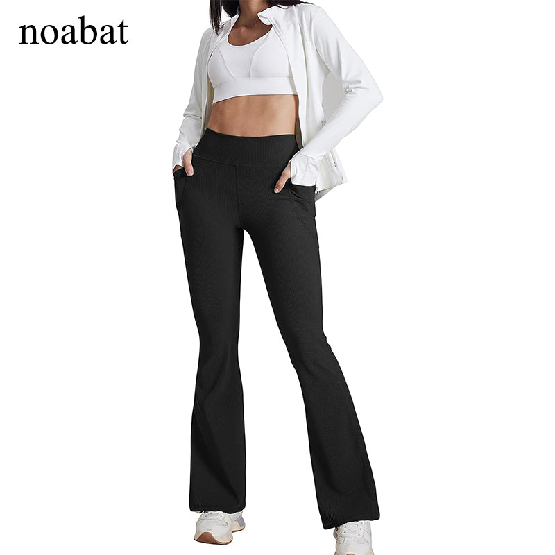 noabat Womens Flare Sports Pants