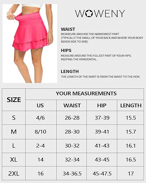 Crazy Grid Women's Athletic Ruffle Pleated Tennis Skirt