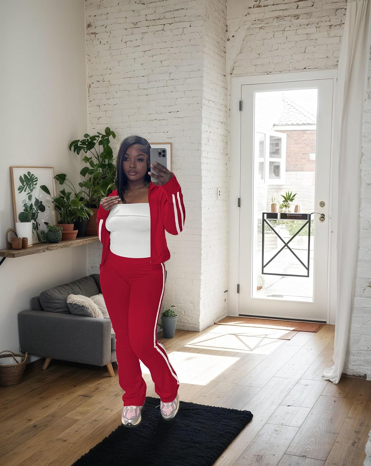 onlypuff Women 2 Piece Tracksuits Set