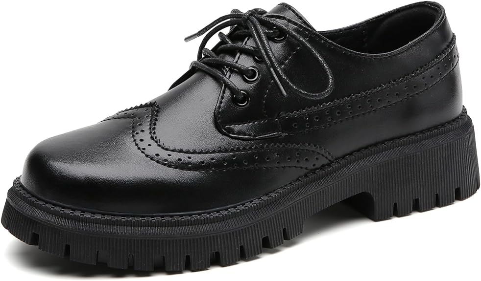 Leisfit Womens Vintage Oxford Shoes