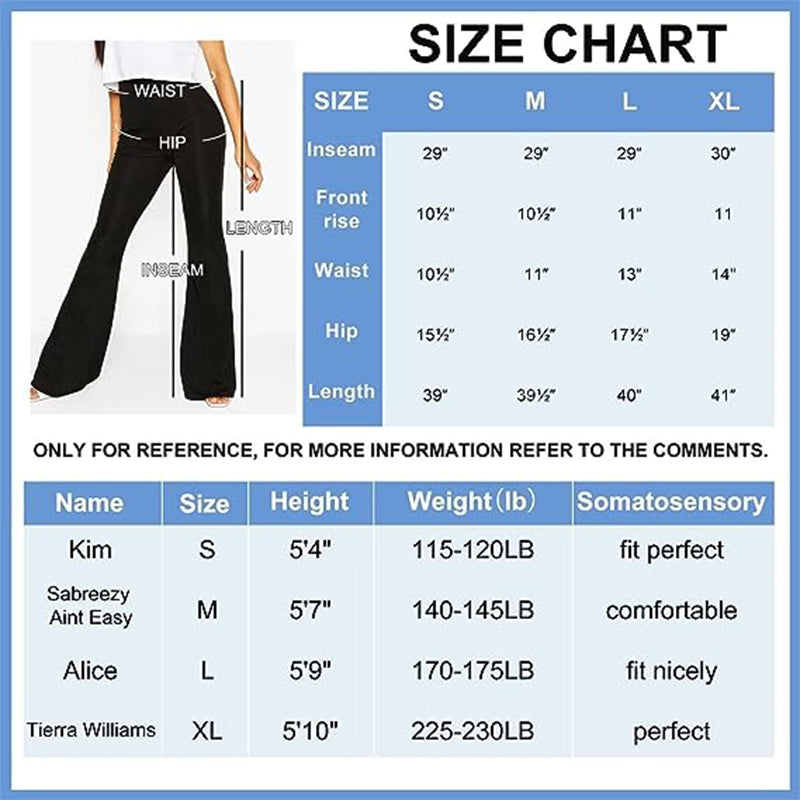 noabat Womens Flare Sports Pants