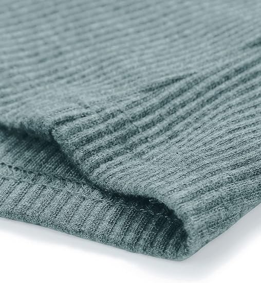 CHICZONE Women's V Neck Ribbed Knit Button T Shirts