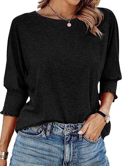 Crazy Grid Women's 3/4 Sleeve T-Shirts