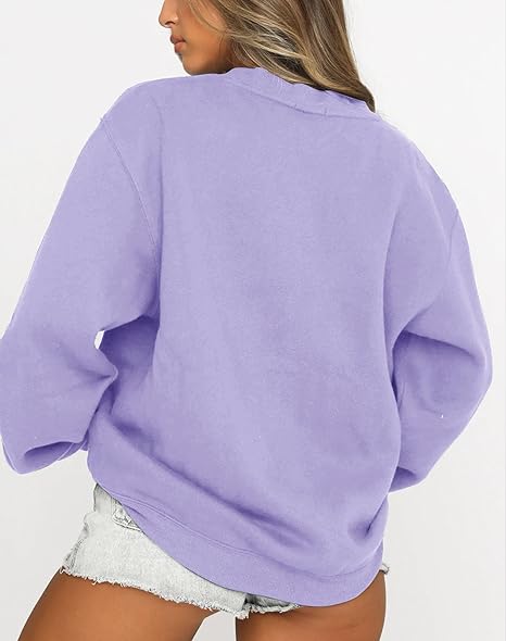 MODARANI Women's Crewneck Oversized Pullover