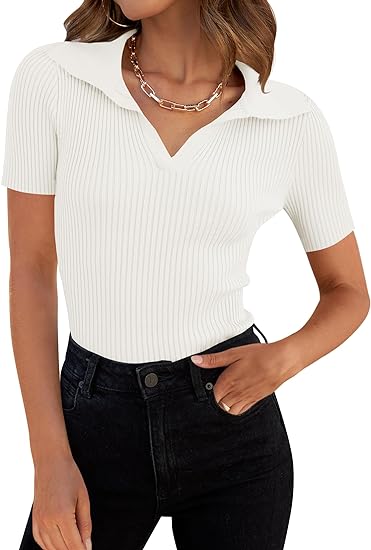 CHICZONE Women's Short Sleeve V Neck T Shirts