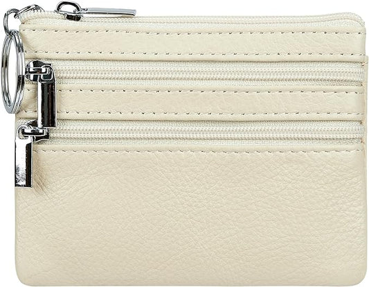 MINGALONDON Women's Leather Coin Purse
