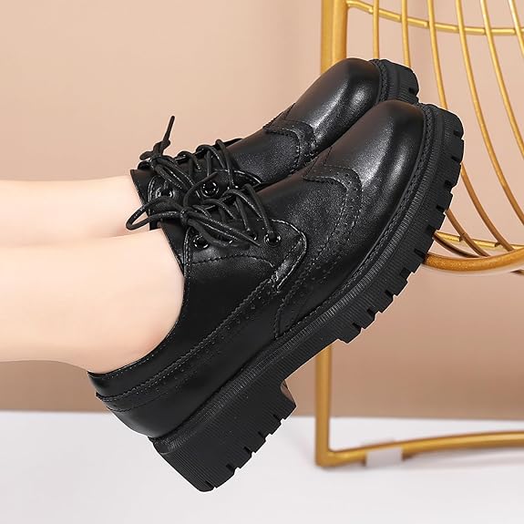Leisfit Womens Vintage Oxford Shoes