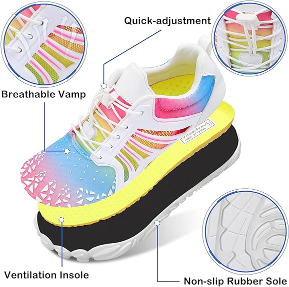Beisinuo Womens Athletic Hiking Water Sneakers