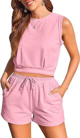 QUEEN PLUS Womens Summer 2 Piece Outfits