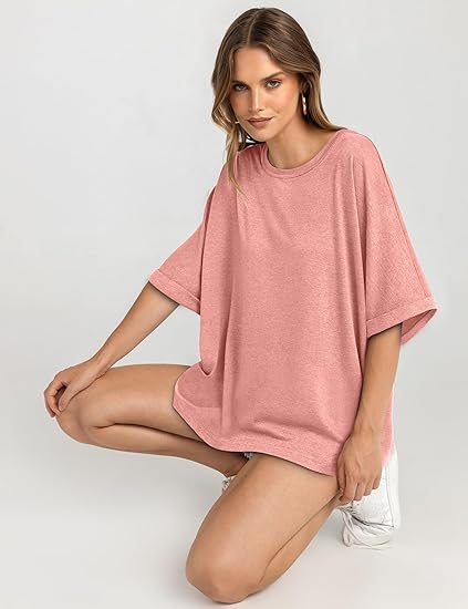 QUEEN PLUS Women Oversized Athletic T-Shirt