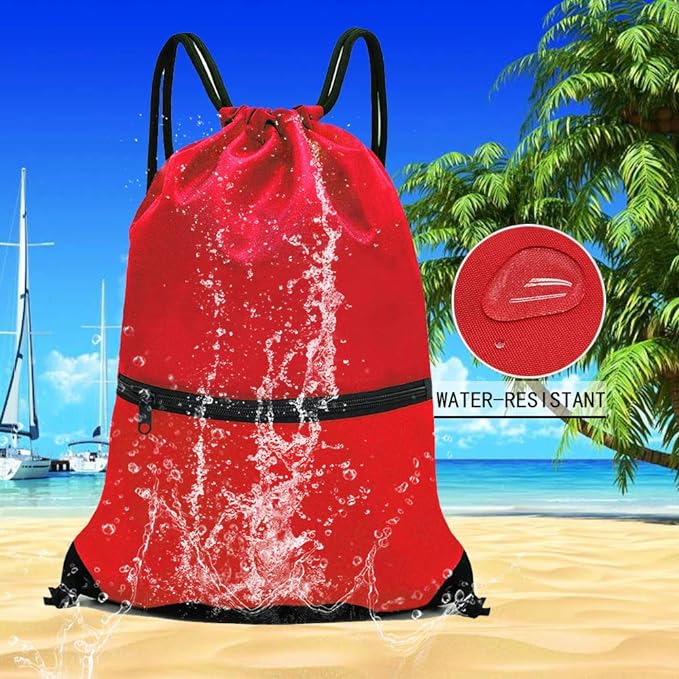 MINGALONDON Drawstring Backpack Bag Sport Gym Sackpack