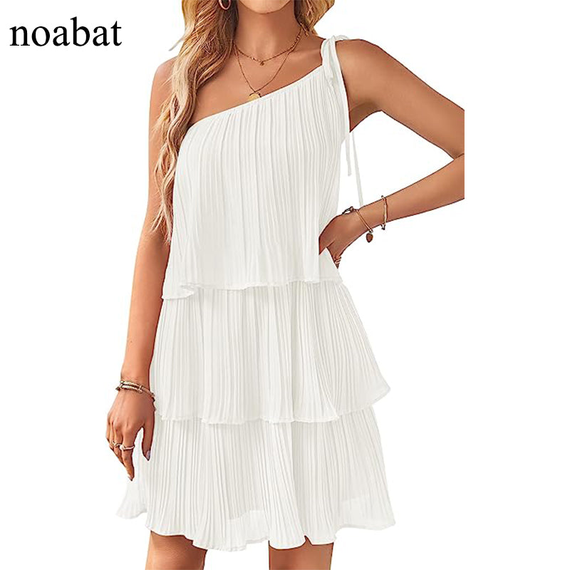 noabat Women's Pleated Dress